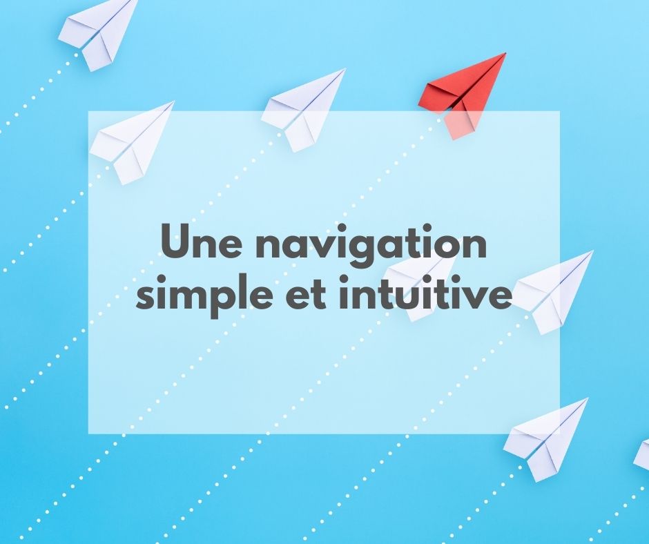 Navigation simplifiée site web